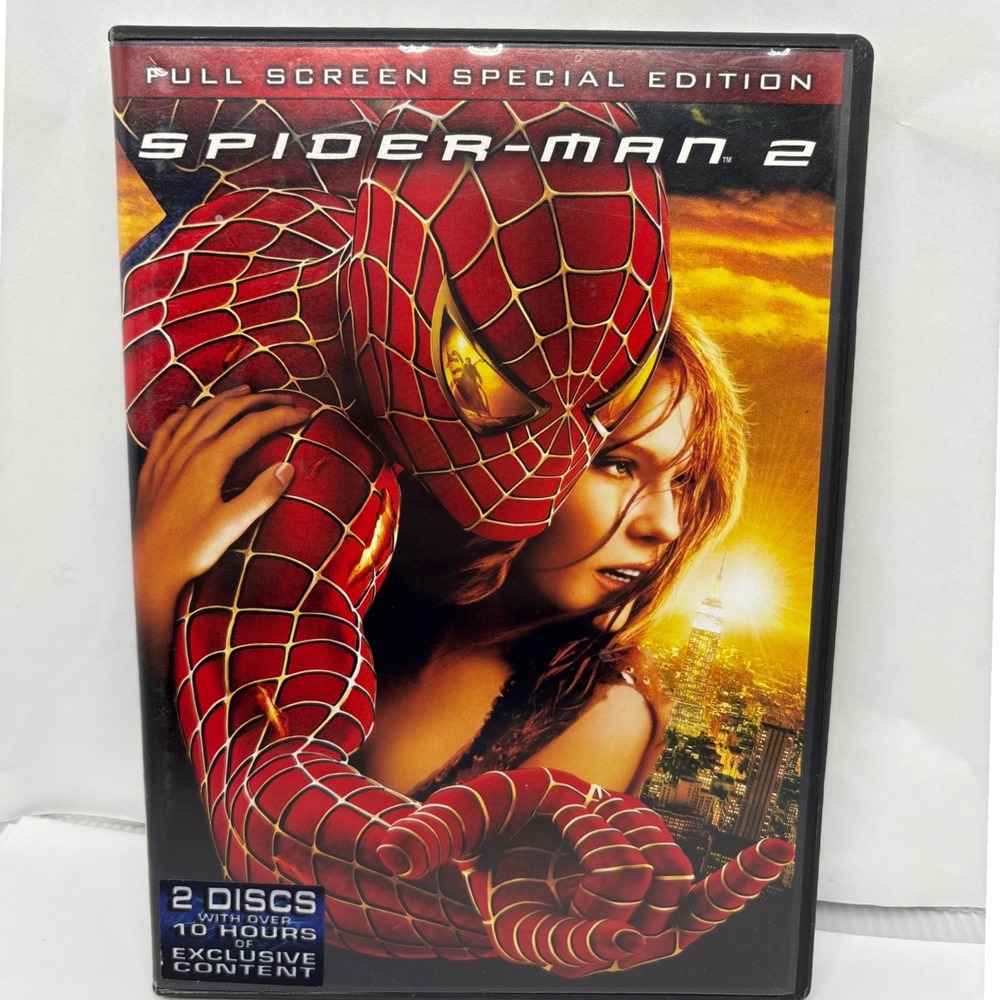 Spider-Man 2 DVD Full Screen Special Edition 2 Disc Movie‎